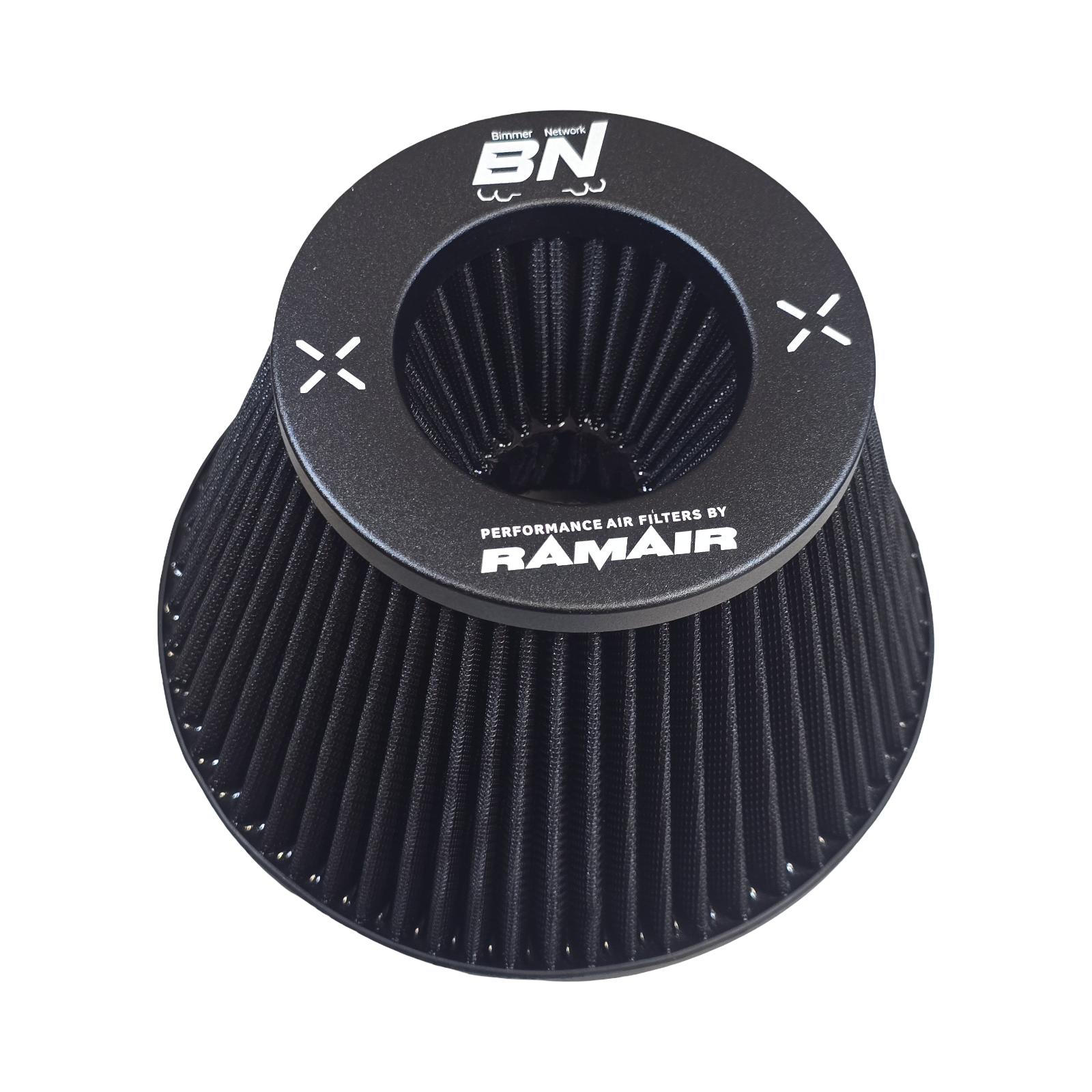 BN x Ramair - PRORAM Medium Cone Air Filter with 90mm OR 102mm OD Neck Velocity Stack